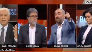 Doğu Perinçek ve İsmail Saymaz arasında çok sert tartışma: PKK'yı ziyaret eden Perinçek'ten mi öğreneceğiz