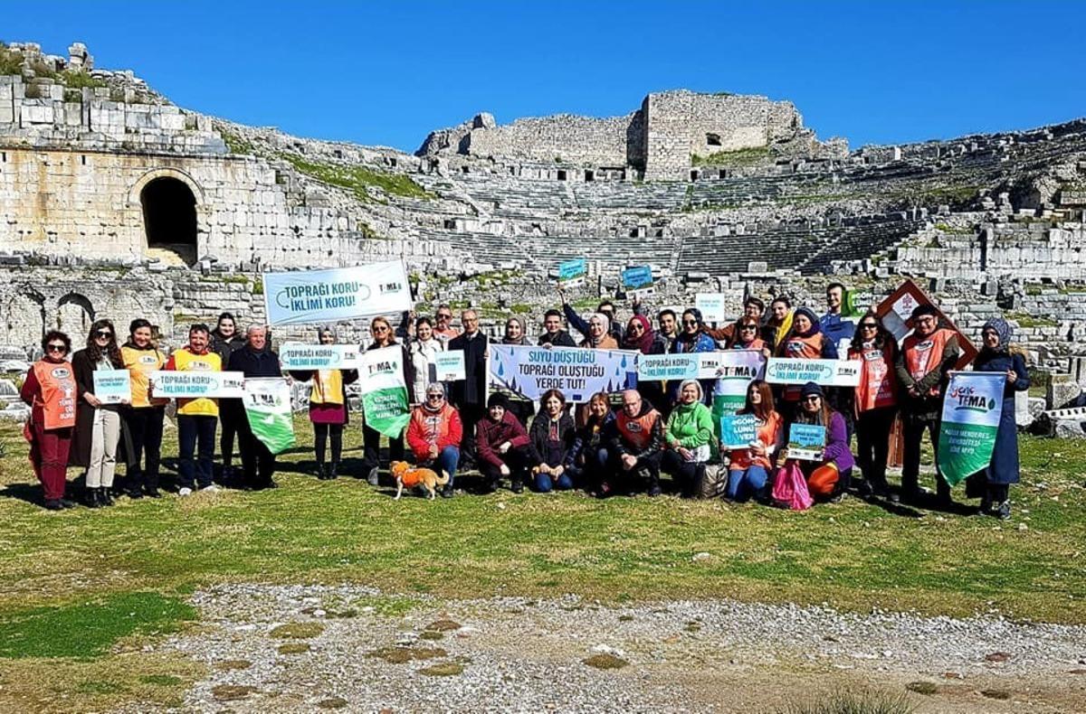 TEMA g&ouml;n&uuml;ll&uuml;leri Doğanbey&rsquo;de toplandı