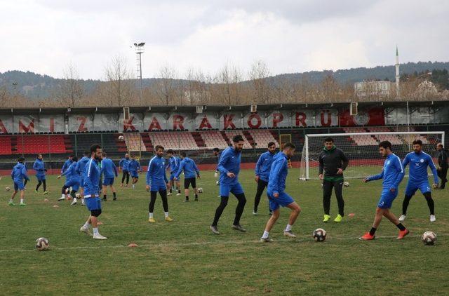 Karaköprü Belediyespor Tokatspor maçına hazırlanıyor