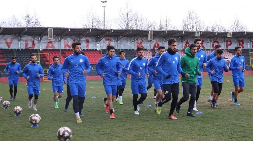 Karak&ouml;pr&uuml; Belediyespor Tokatspor ma&ccedil;ına hazırlanıyor