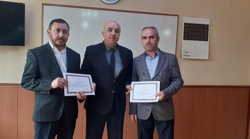 Diyanet&rsquo;ten teşekk&uuml;r belgesi