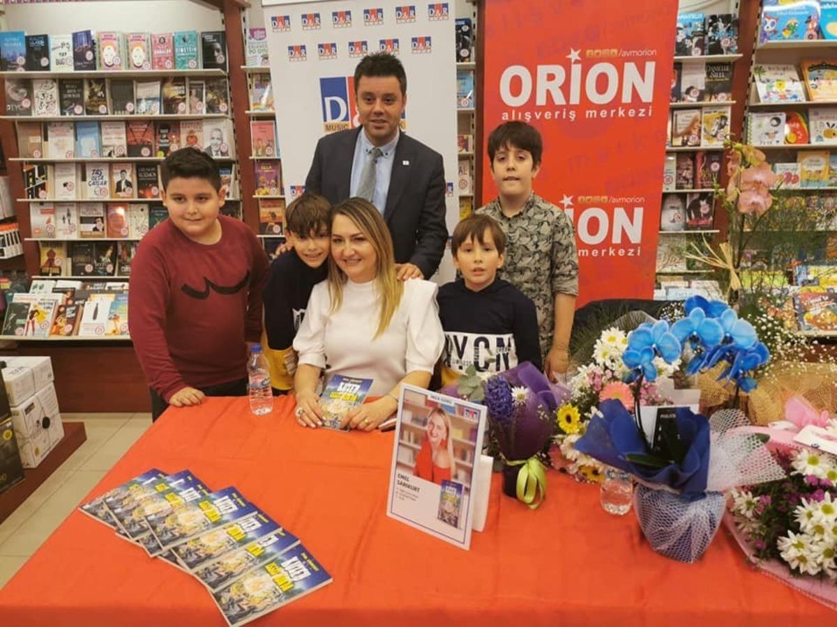 &Ccedil;orlulu yazar Sarıkurt&rsquo;un yeni kitabı &ccedil;ocuk okurlarıyla buluştu