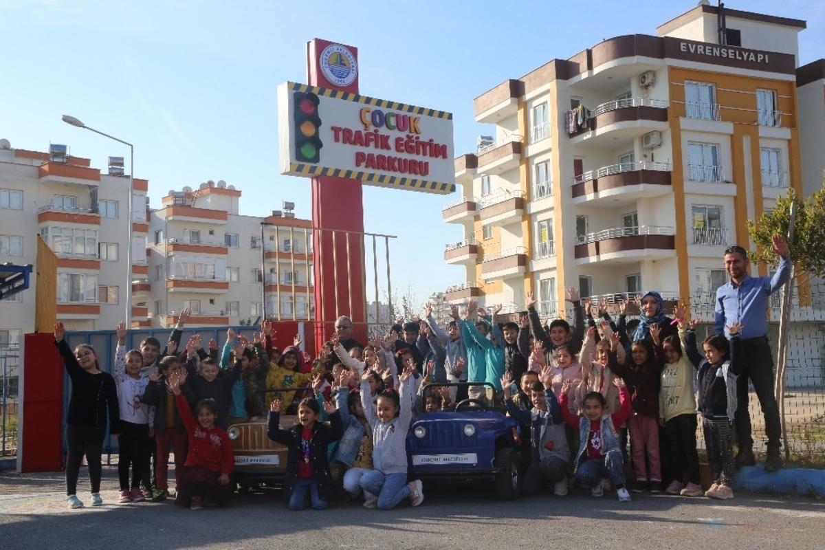 Erdemli&rsquo;de &ouml;ğrenciler i&ccedil;in trafik eğitim parkuru