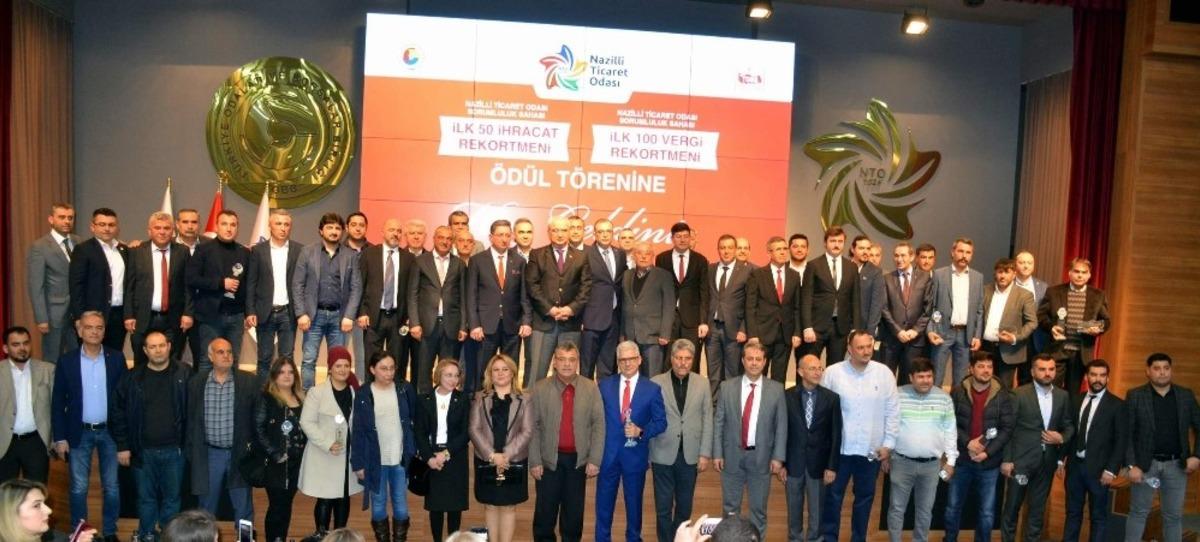 Nazilli&rsquo;de ekonominin &ouml;nc&uuml;leri &ouml;d&uuml;llendirildi