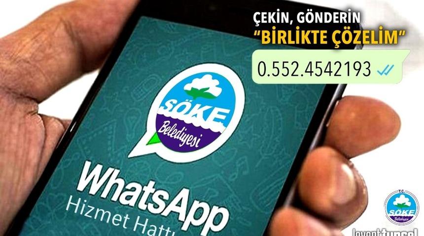 S&ouml;ke Belediyesi&rsquo;nden WhatsApp Hizmet Hattı