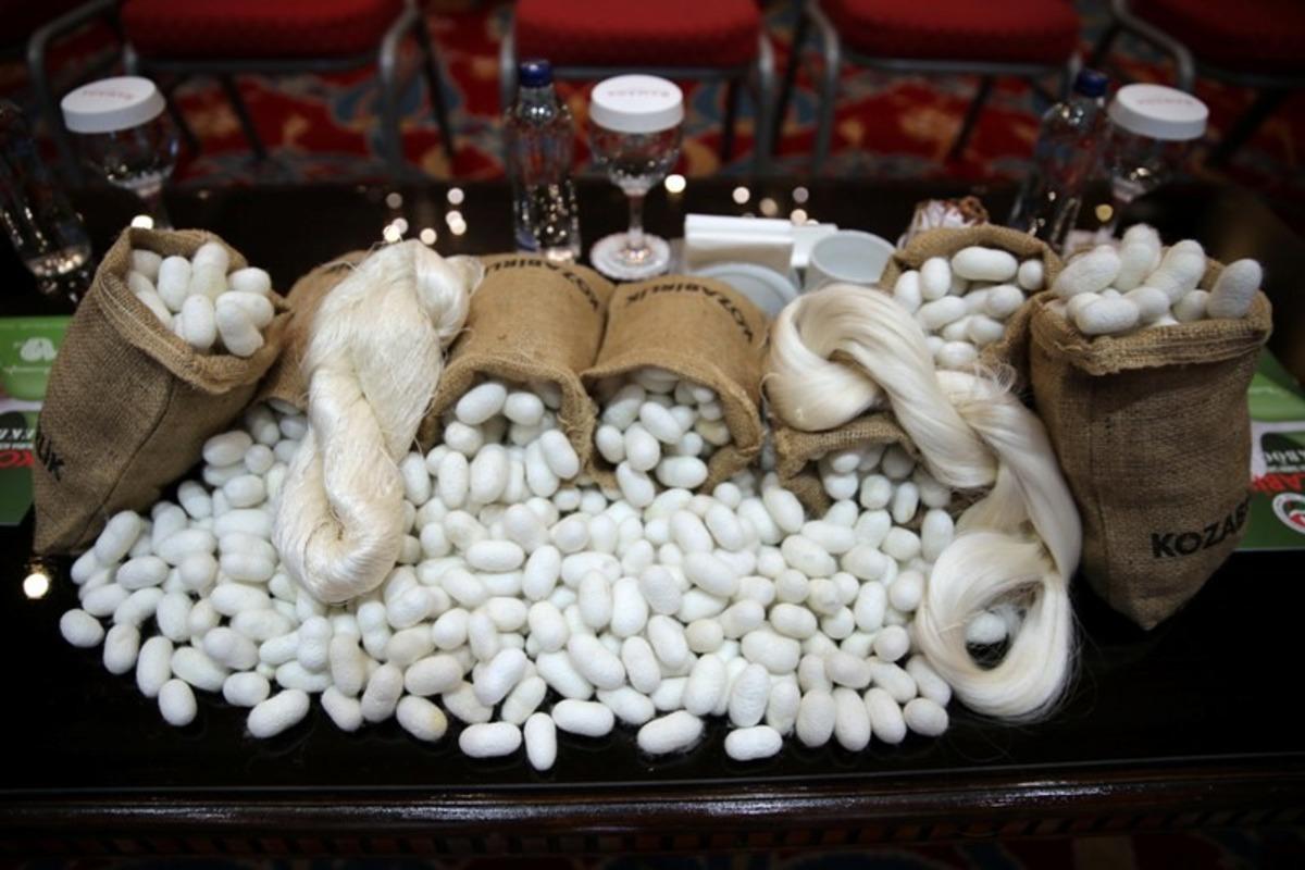 Mardinli kadınlar ipek &uuml;retecek