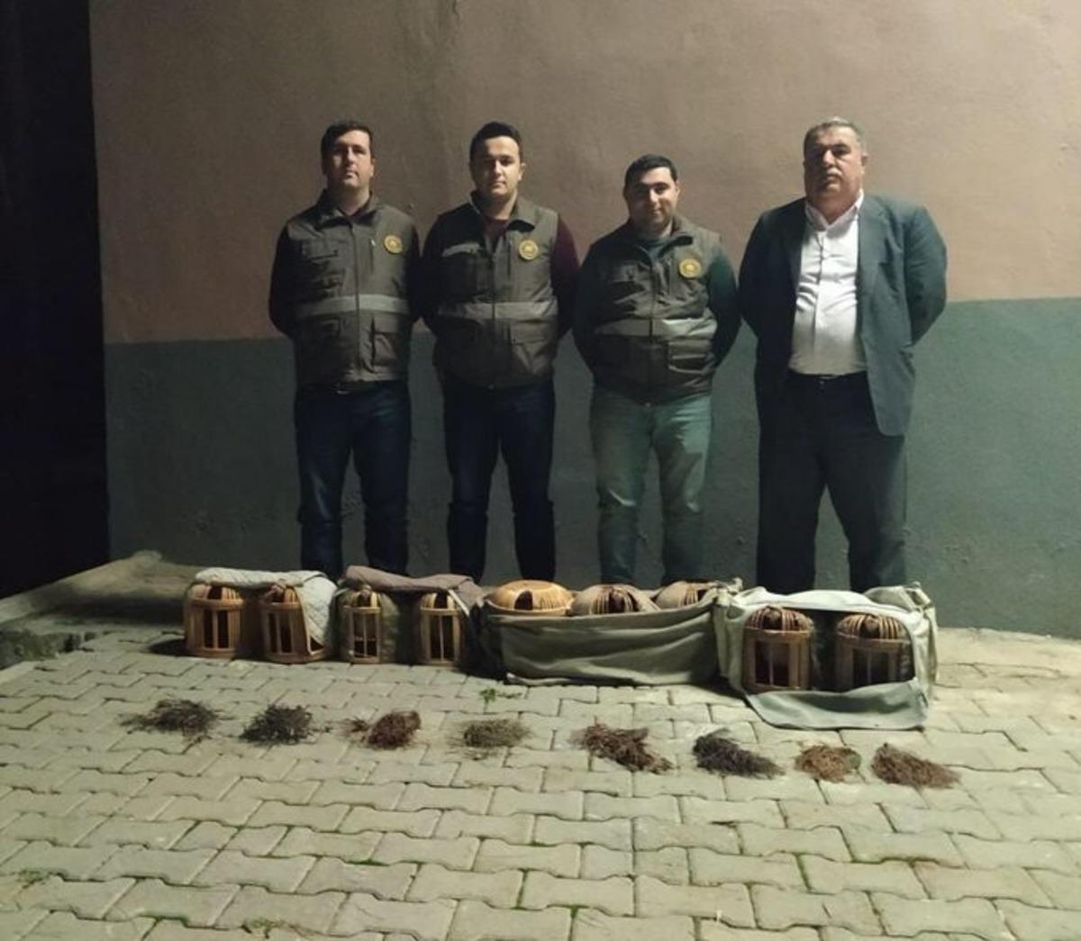 Şanlıurfa&rsquo;da ka&ccedil;ak avlanmış 9 kınalı keklik ele ge&ccedil;irildi
