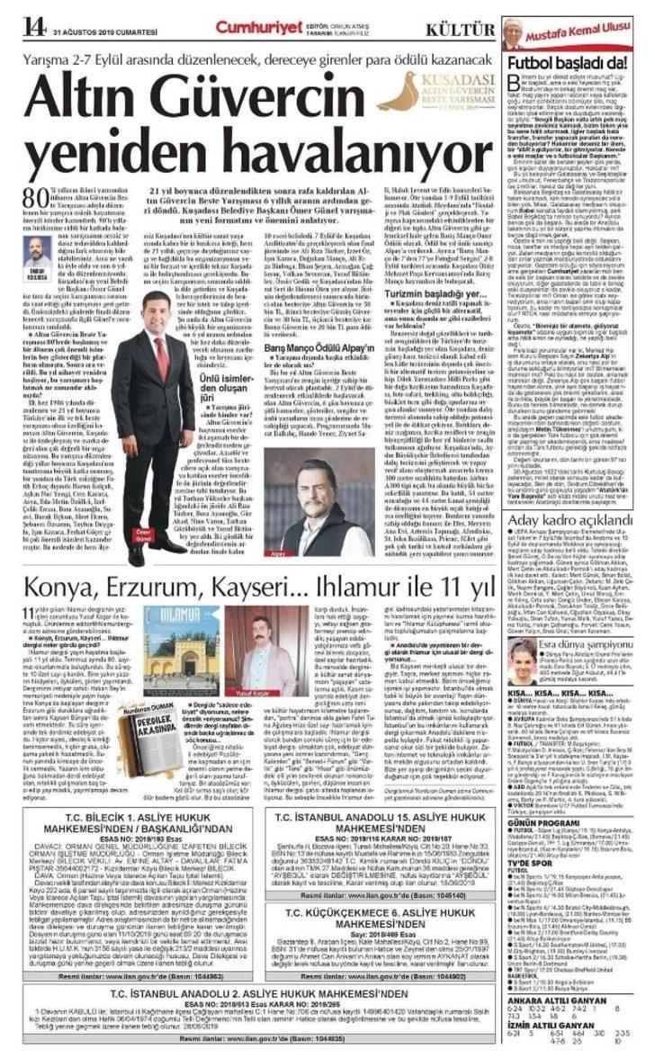 Kuşadası’na 2019 yılında medyanın ilgisi büyük oldu G4