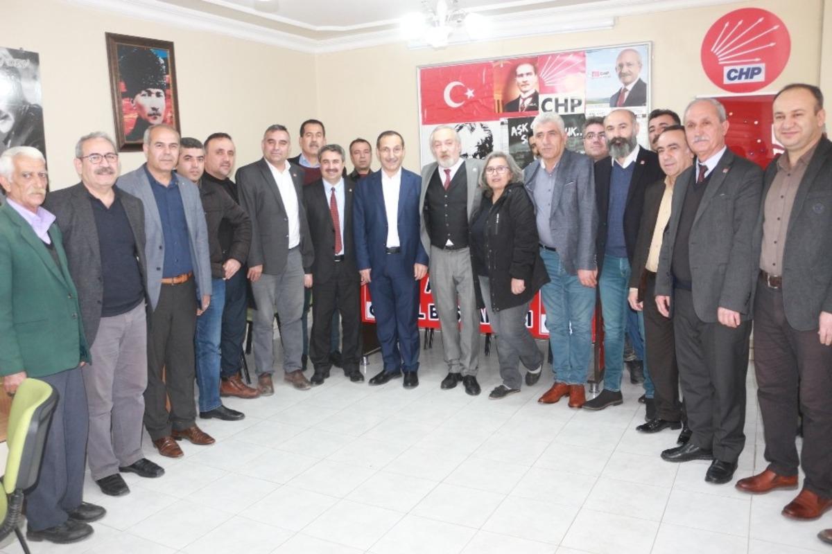 AK Parti heyetinden CHP Adıyaman İl Başkanlığına ziyaret