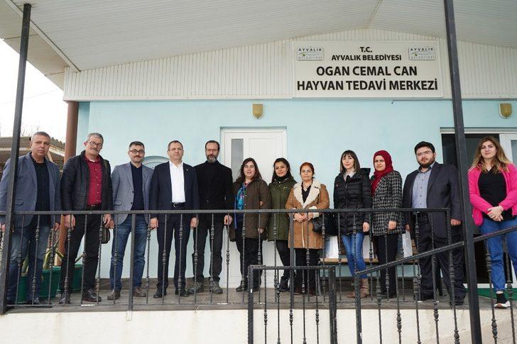 Ayvalık’ta Başkan Ergin köpek barınağından incelemelerde bulundu G1