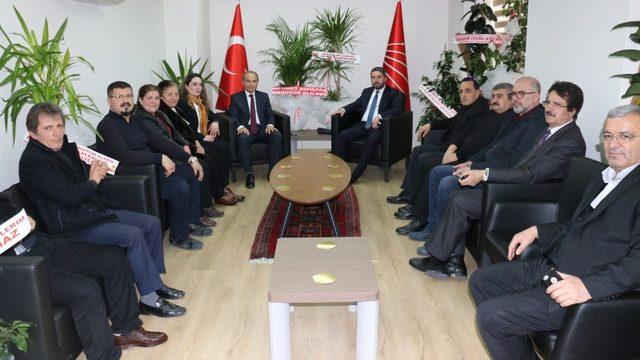 Arguvan Belediyesi’nden CHP’ye ziyaret