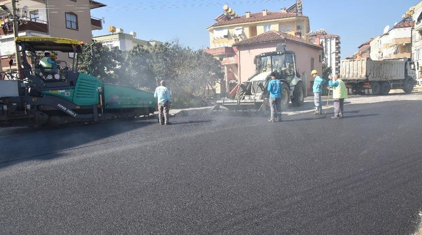 Alanya&rsquo;da cadde ve sokaklar yenileniyor