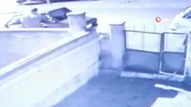 Rahat tavrı pes dedirtti! Hırsızlık yapan şüpheli böyle görüntülendi