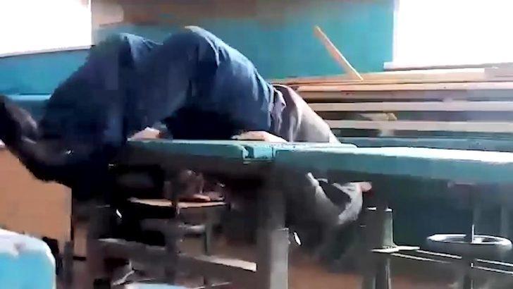 Bu nasıl öğretmen? Alkol alıp derse girdi, sonrası rezalet! G2