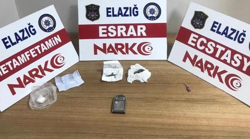 Elazığ&rsquo;da uyuşturucu taciri 1 ş&uuml;pheli tutuklandı