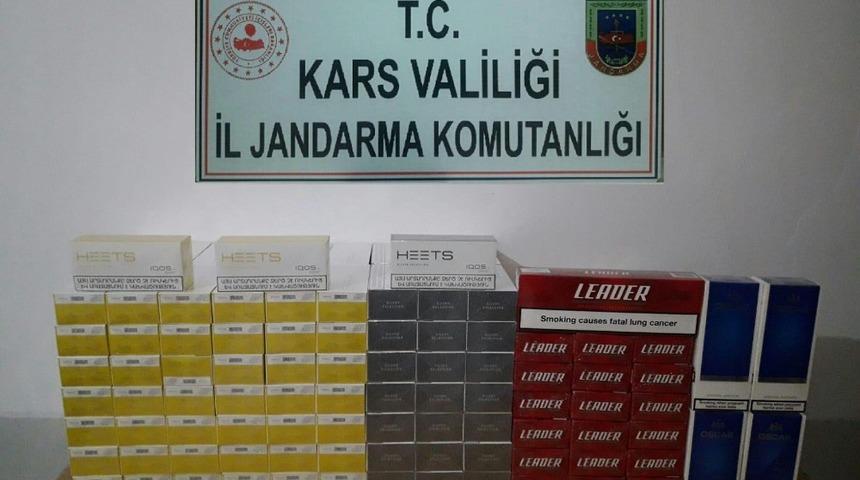 Digor&rsquo;da ka&ccedil;ak sigara ele ge&ccedil;irildi