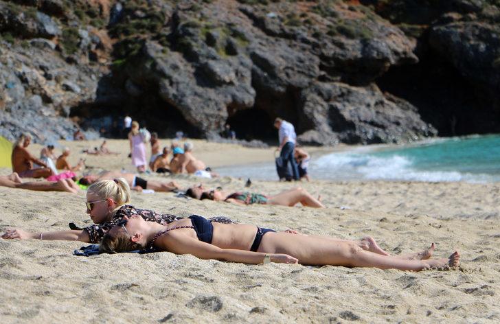 Alanya plajları Şubat ayında da yazdan farksız! G4