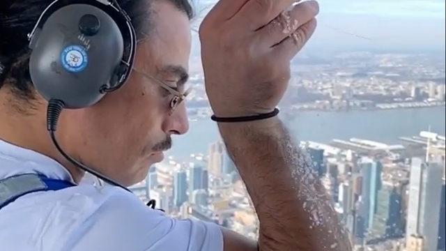 Nusret Gökçe bu defa helikopterle New York'a tuz serpti!