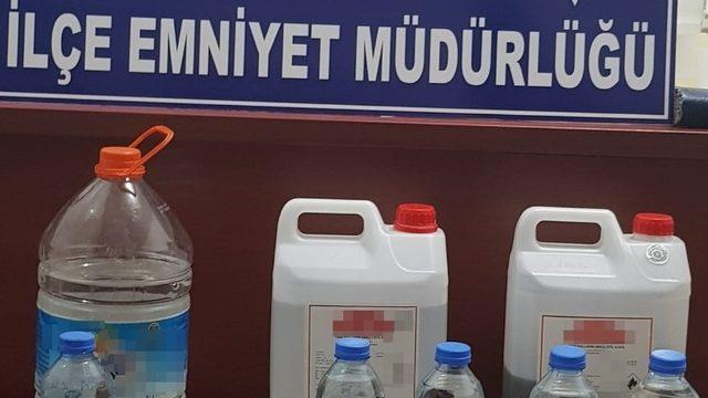 Zara’da sahte içki ele geçirildi