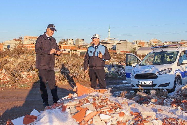 Karacabey’de izinsiz moloz dökümüne geçit yok G1