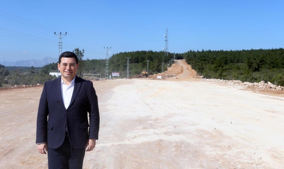 Masa Dağı yolu genişletiliyor