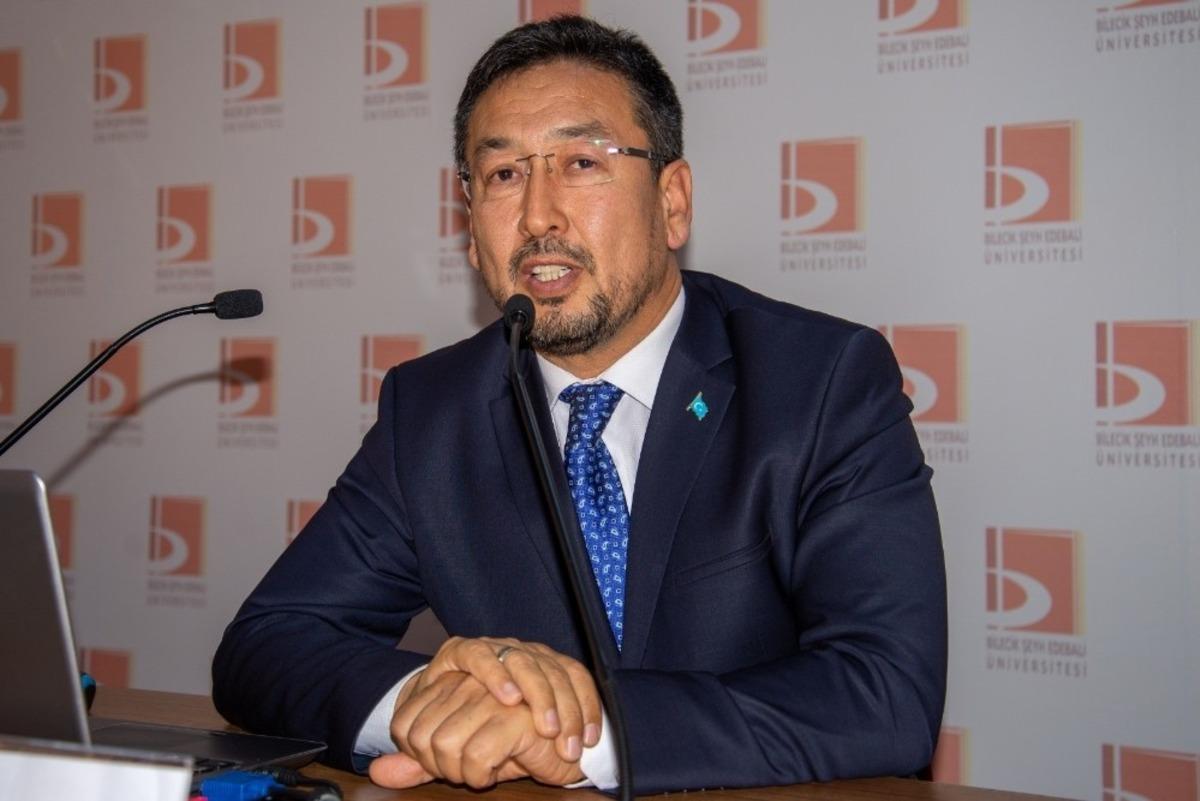 Doğu T&uuml;rkistan Milli Meclisi Başkanı T&uuml;mt&uuml;rk&rsquo;ten &lsquo;Doğu T&uuml;rkistan&rsquo; konferansı