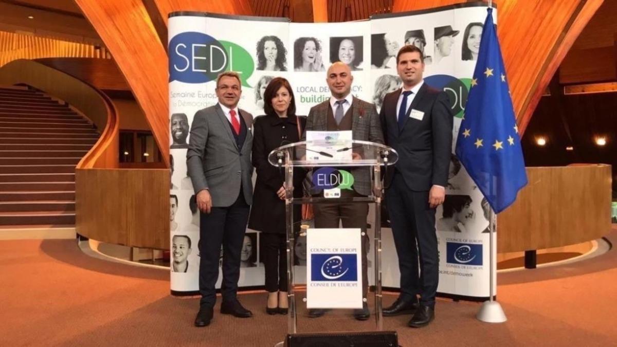 Edremit &ldquo;ELDW Partner City&rdquo; &ouml;d&uuml;l&uuml;ne layık g&ouml;r&uuml;ld&uuml;