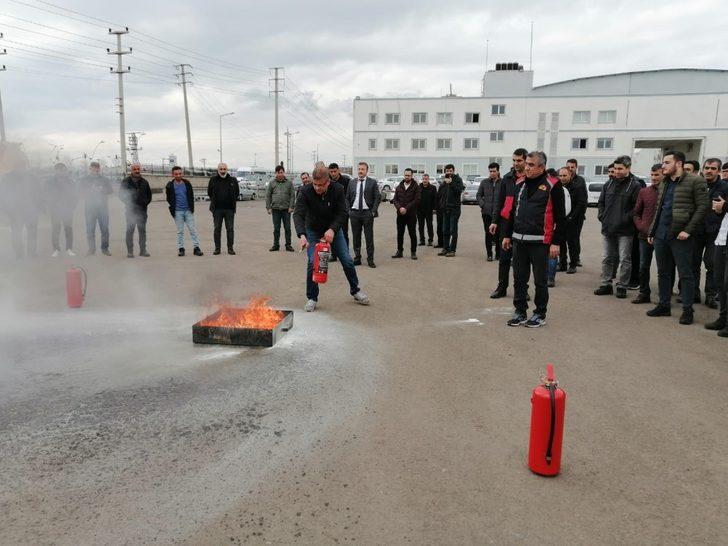 Bağlar Belediyesi personeline itfaiye eğitimi G1
