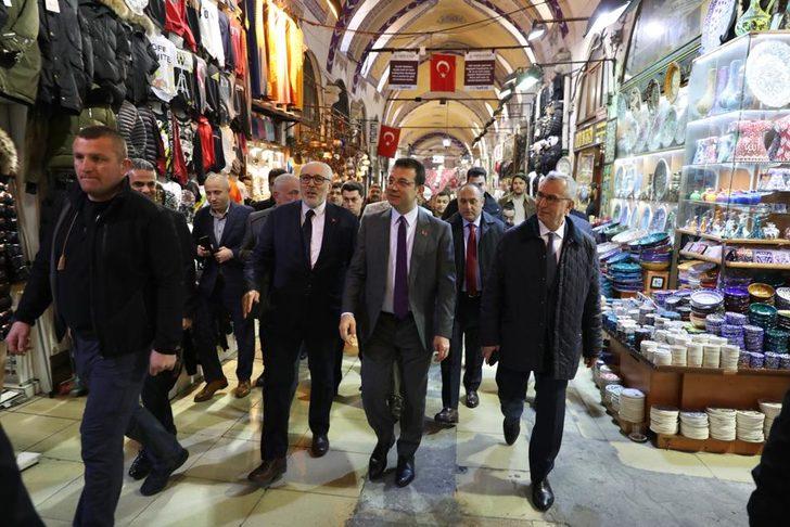 Kapalıçarşı'da Ekrem İmamoğlu'na ulaşım zammı tepkisi G1