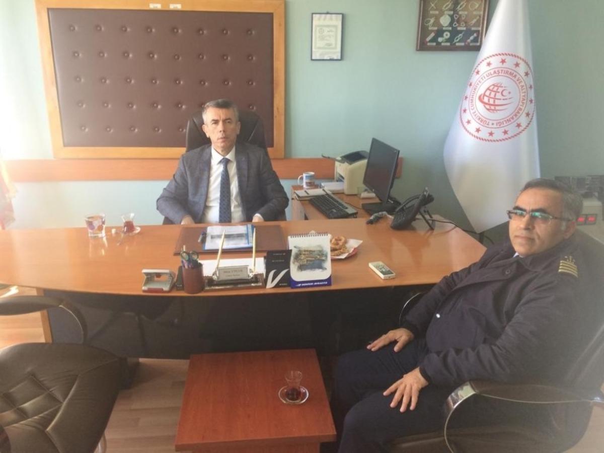 Kaymakam Sırmalı&rsquo;dan Liman Başkanı Uykur&rsquo;a &ldquo;hayırlı olsun&rdquo; ziyareti
