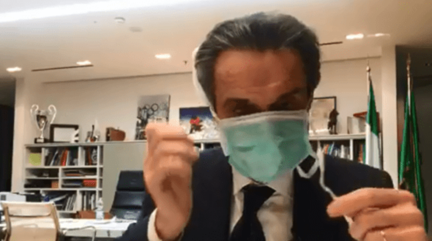 İtalya'da koronavirüs tehlikesi artıyor! Lombardiya Bölgesi başkanı Attilio Fontana kendini karantinaya aldı