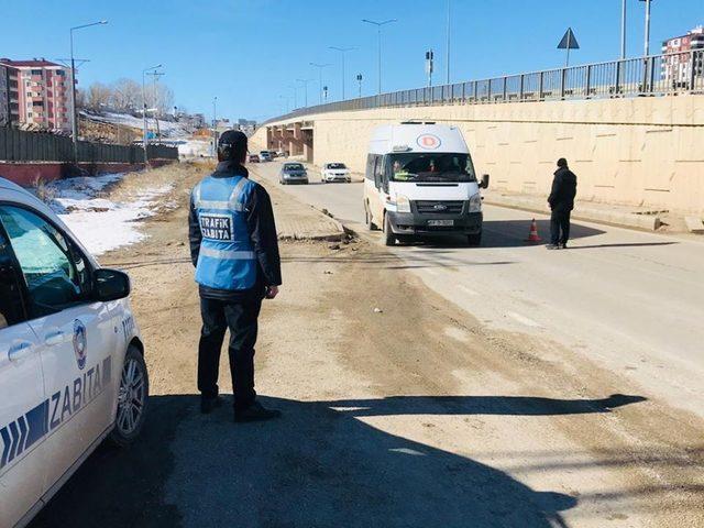 Zabıta ekiplerinden ulaşım denetimi