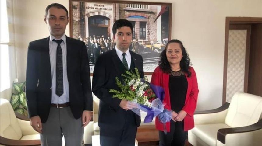 Kaymakam Taş&rsquo;a vergi haftası ziyareti