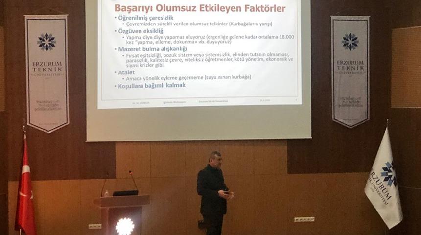 ETÜ’de eğitimde motivasyonu etkileyen unsurlar konferansı