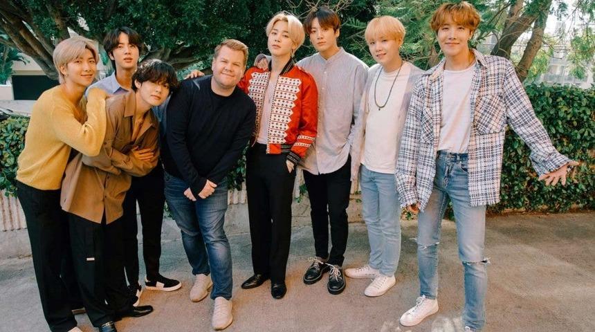 BTS, James Corden’ın meşhur “Carpool Karaoke”sine konuk oldu