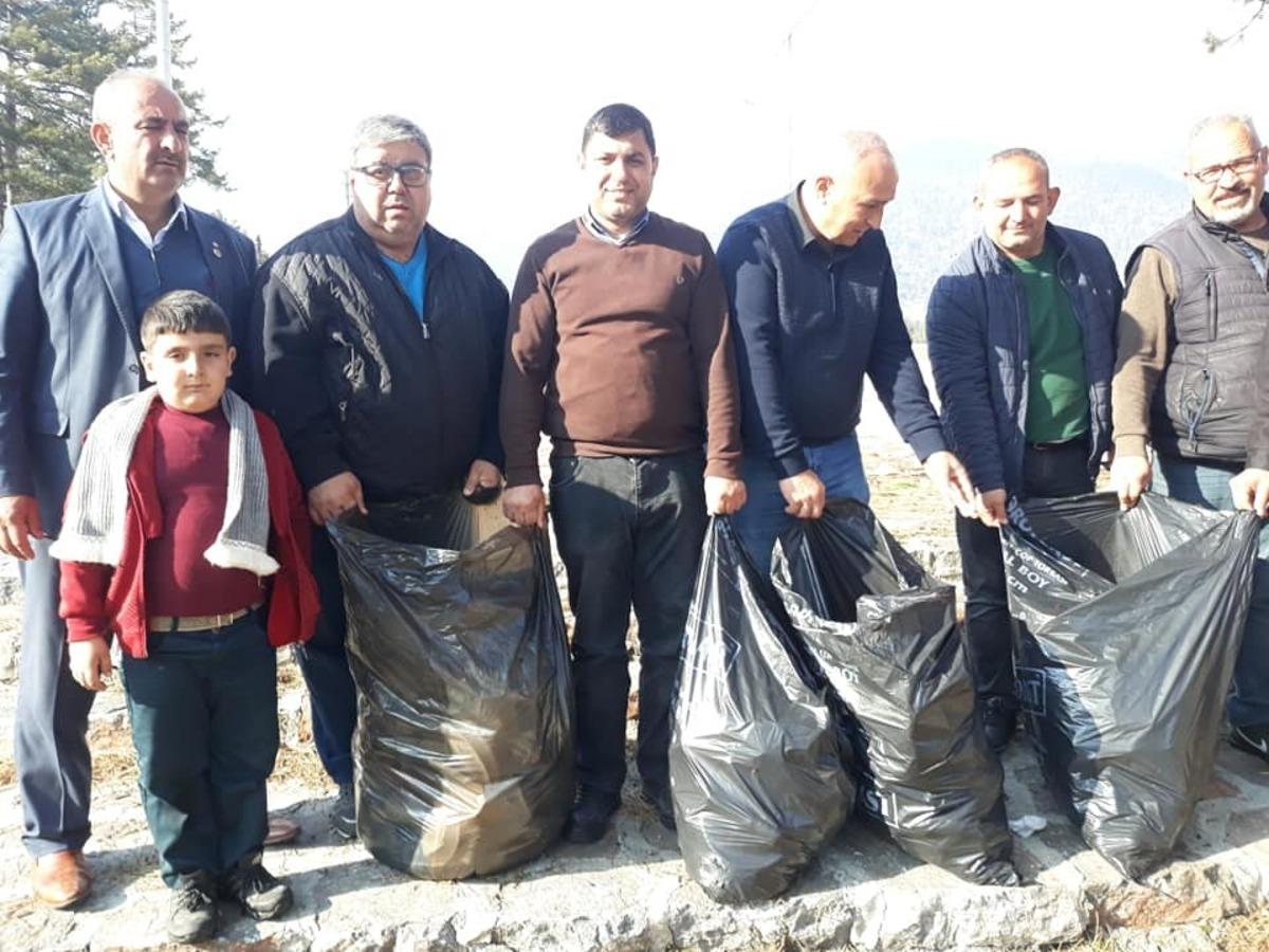 Muhtarlar Karboğazı&rsquo;nda temizlik yaptı