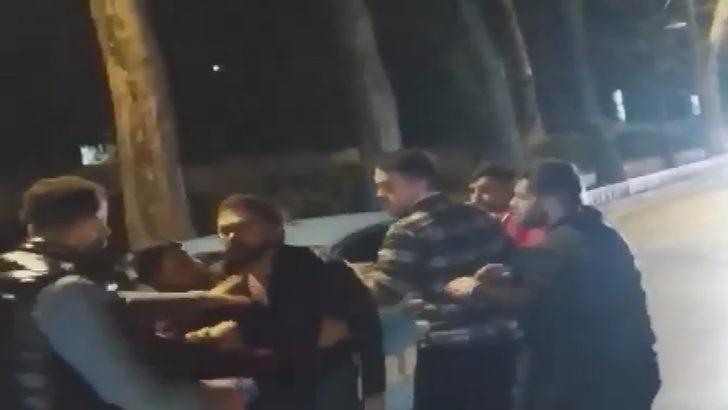 Beşiktaş'ta cadde ortasında yumruklu kavga G2