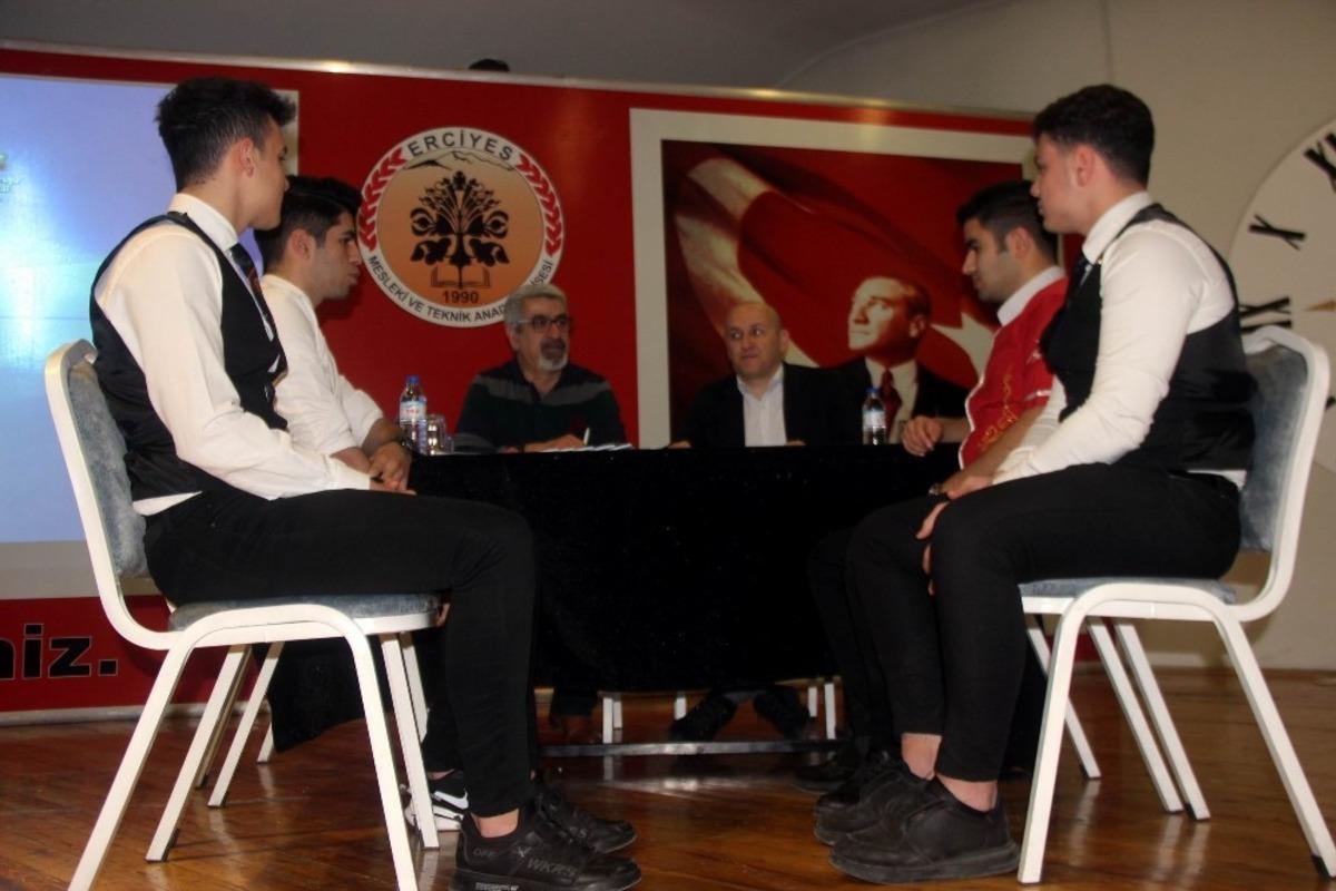 Erciyes Mesleki ve Teknik Anadolu Lisesi&rsquo;nde bursiyer &ouml;ğrenci m&uuml;lakatı yapıldı