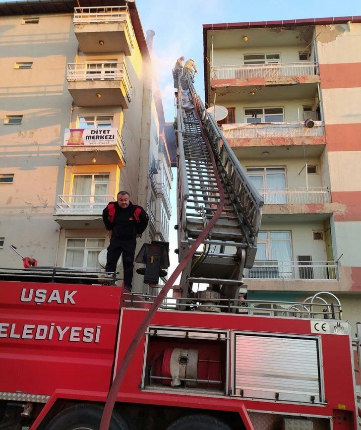 Uşak’ta çıkan baca yangını itfaiye ekiplerince söndürüldü G2