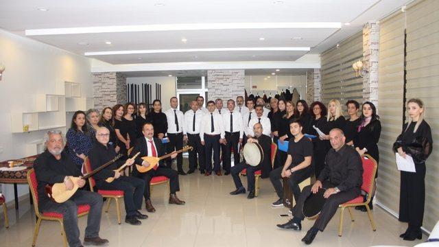 Manavgat Adliyesi müzik korusu konsere hazırlanıyor