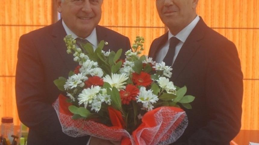 Aydın Vergi Dairesi Başkanı Cemil Müsevitoğlu’ndan Aydın Ticaret Borsası’na ziyaret