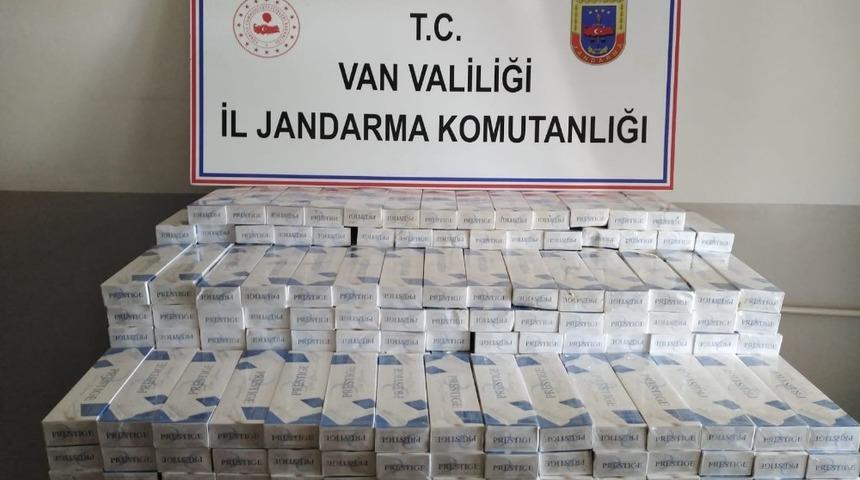 Çaldıran’da 3 bin 500 paket kaçak sigara ele geçirildi