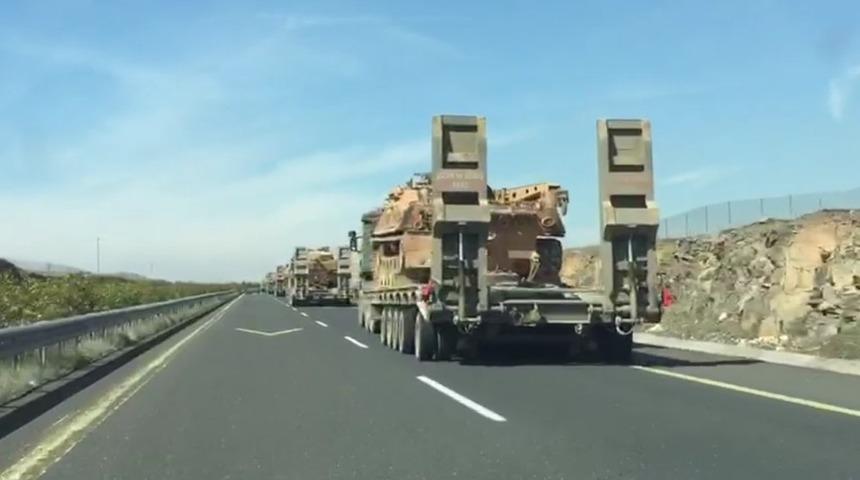 İdlib sınırına &ccedil;ok sayıda tank sevkiyatı yapıldı