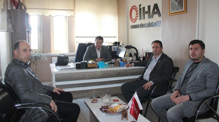 Yeniden Refah Partisi Erzurum İl Başkan’ından İHA’ya ziyaret