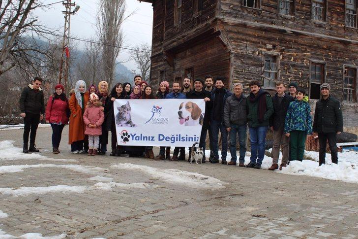 Doğadaki canlara destek oldular G1