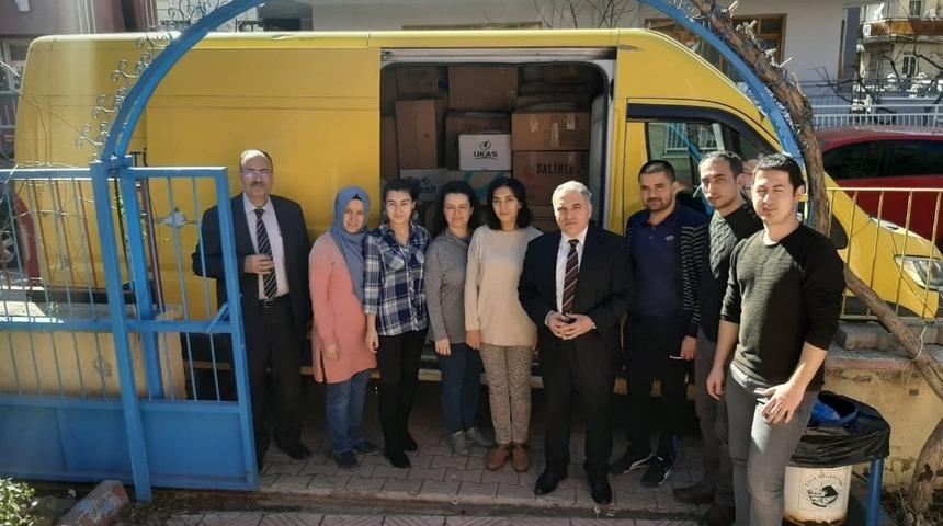 Minik &ouml;ğrencilerden Elazığ&rsquo;a yardım eli