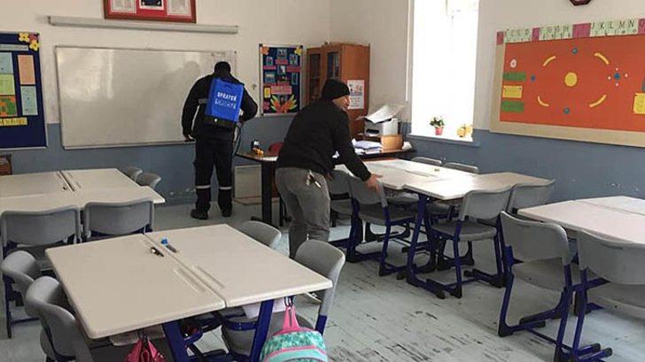 Çeşme’deki okullar ve camiler dezenfekte edildi G1