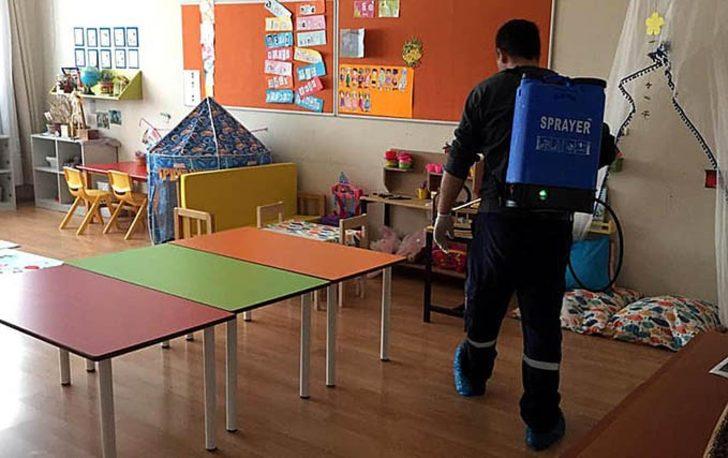 Çeşme’deki okullar ve camiler dezenfekte edildi G2