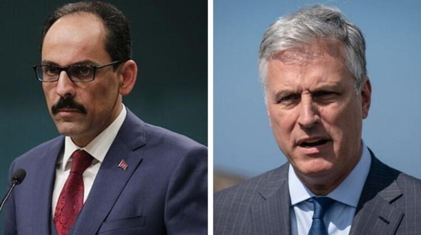 Cumhurbaşkanlığı S&ouml;zc&uuml;s&uuml; Kalın, Robert O'Brien ile g&ouml;r&uuml;şt&uuml;