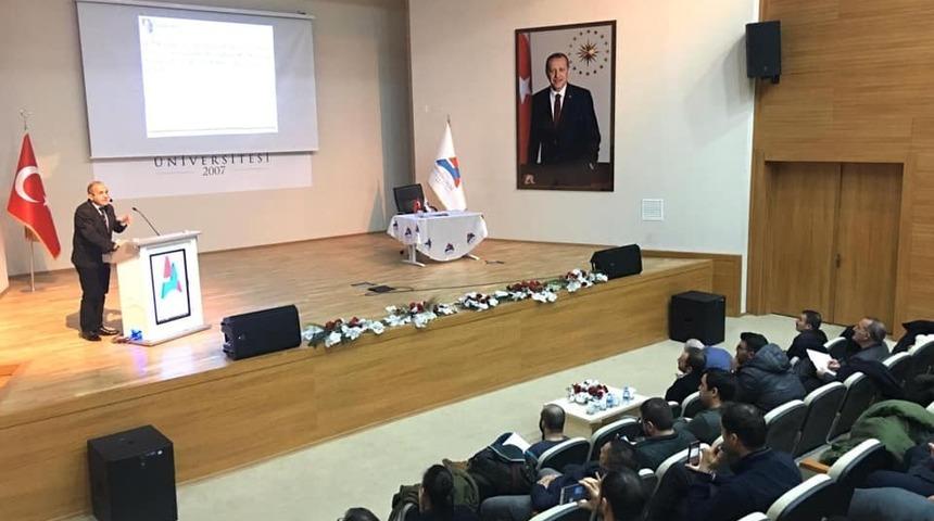 ADÜ Öğretim Görevlisi Çavuş, Ağrı’da seminer verdi